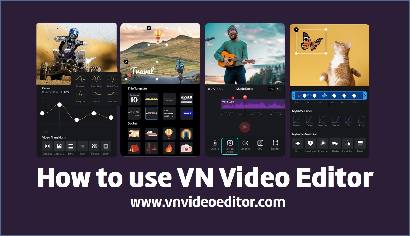 how to use vn video editor