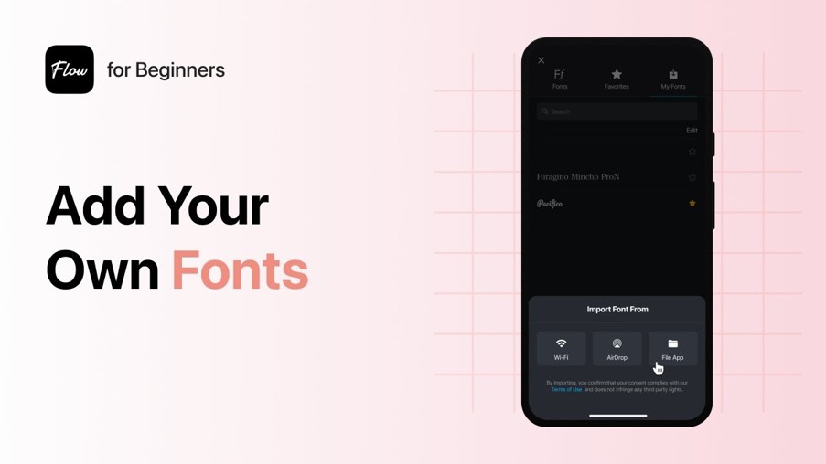Add Your Own Fonts