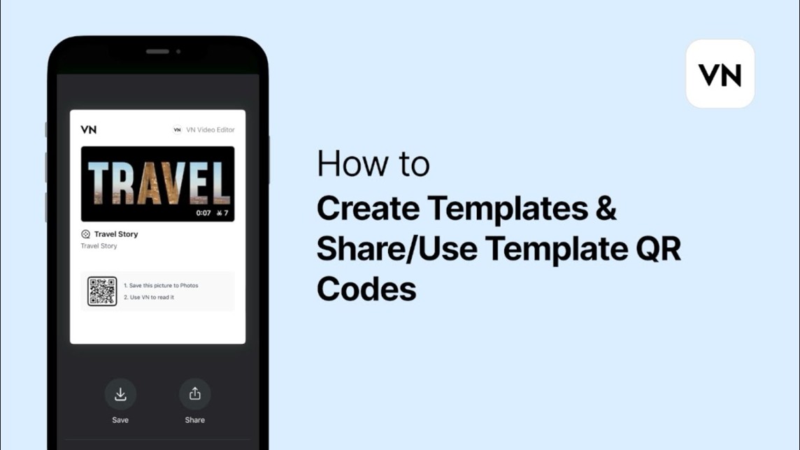 How to Create Templates & Share/Use Template QR Codes