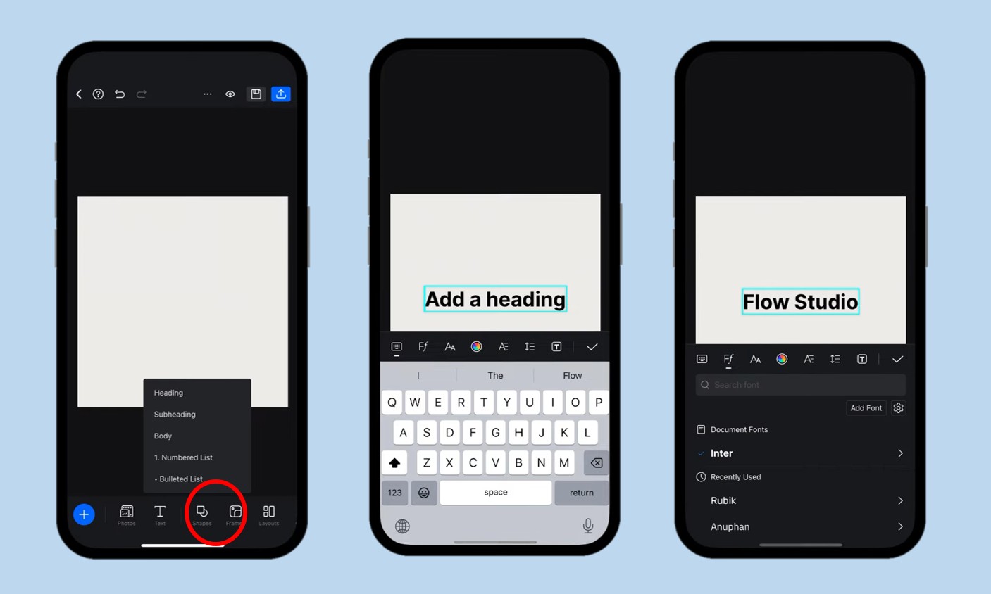 Text Styles in VN Video Editor