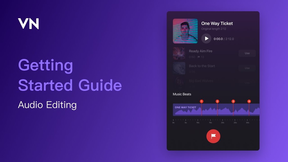 vn video editor Audio Editing