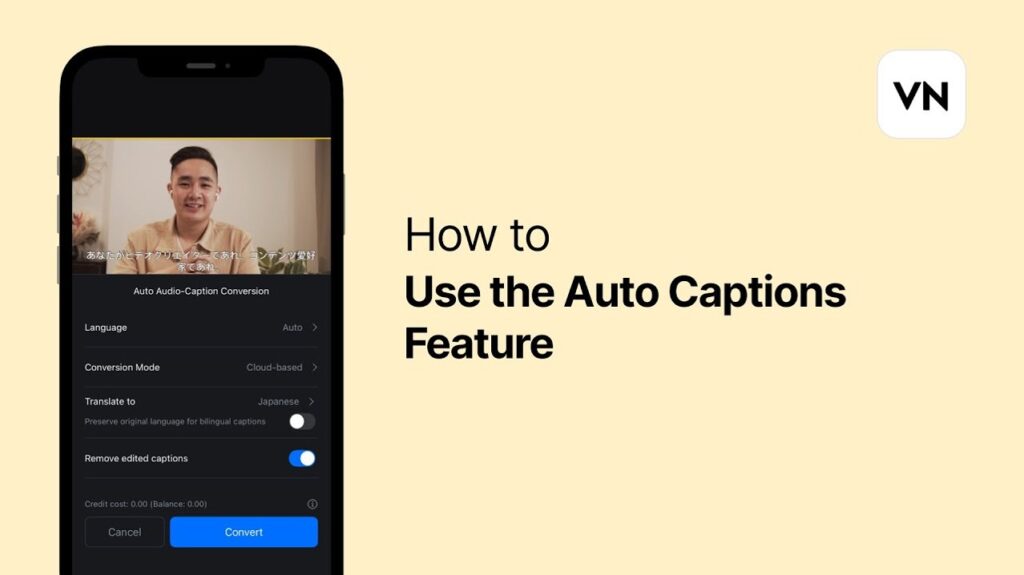 How to Use the Auto Captions Feature