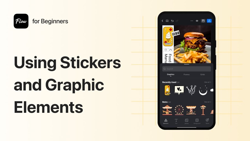 Using Stickers and Graphic Elements