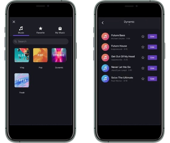 beatsclips choose your music track
