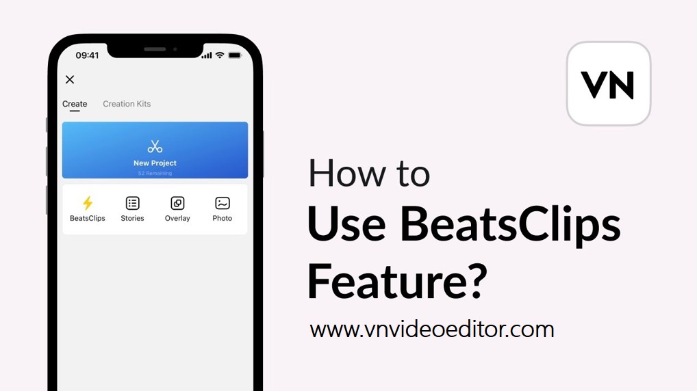 vn video editor beatsclips 