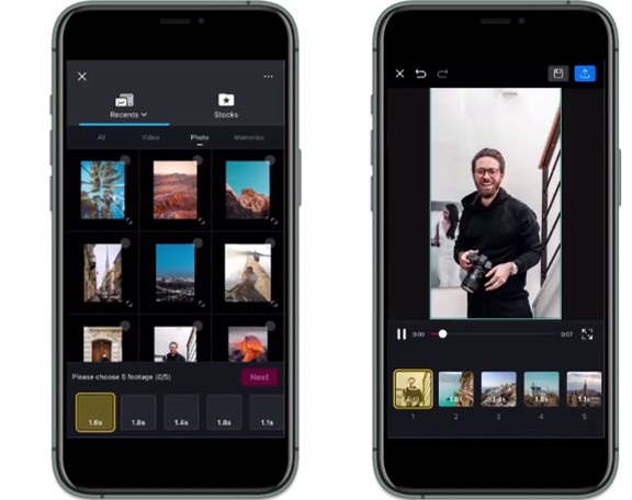 vn video editor Import Your Photos or Videos