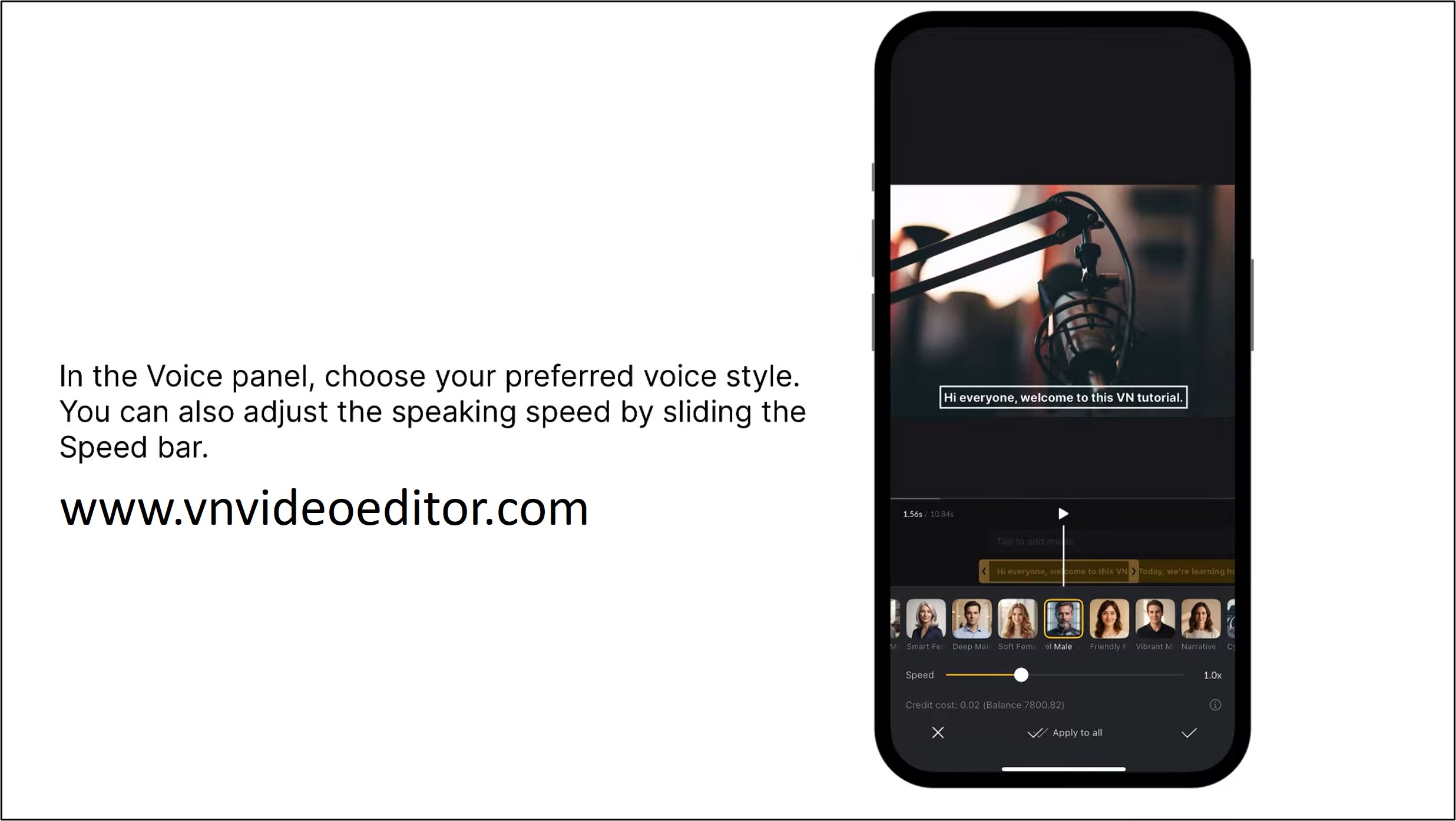 vn video editor voice changer